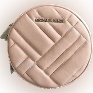Quilted Pink Leather CrossBody Michael Kors